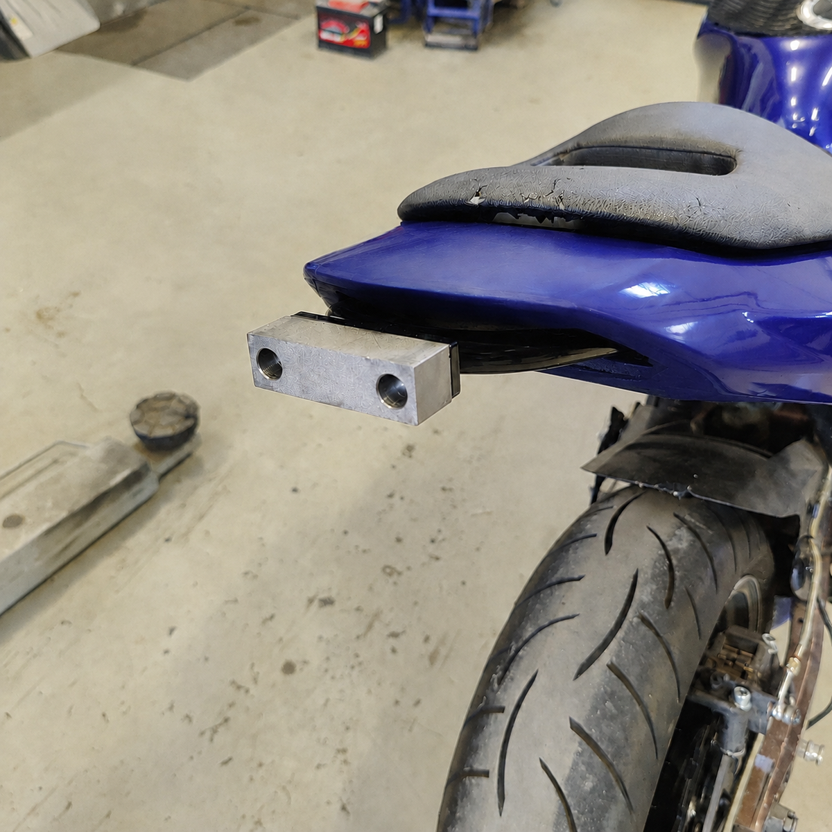 Kawasaki ZX6R 2003-2004 Titanium Scrape Bar